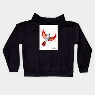 Golden Feather Cardinal Kids Hoodie